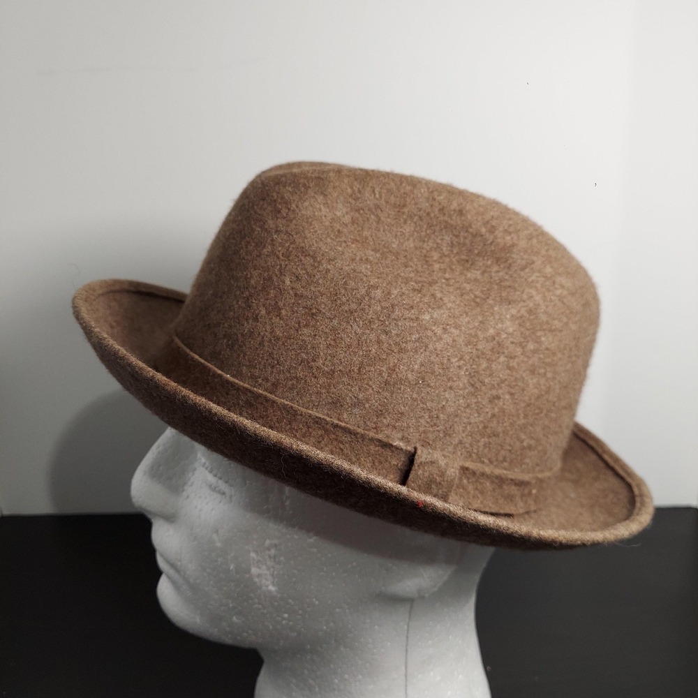 Pendleton Hat Fedora Wool Felt Mens One Size Brown Lined Casual Winter A207-020